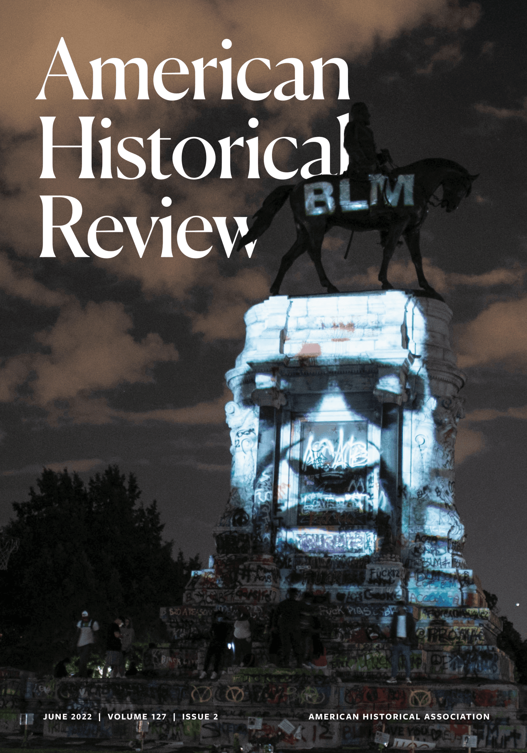 POH_2022_05_AHRCover American Historical Review cover with image of a man.
